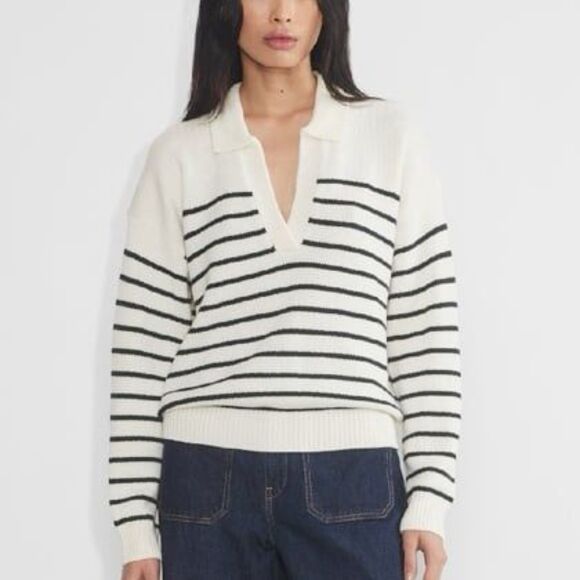 Old Navy nautical striped collared sweater - Picture 1 of 6